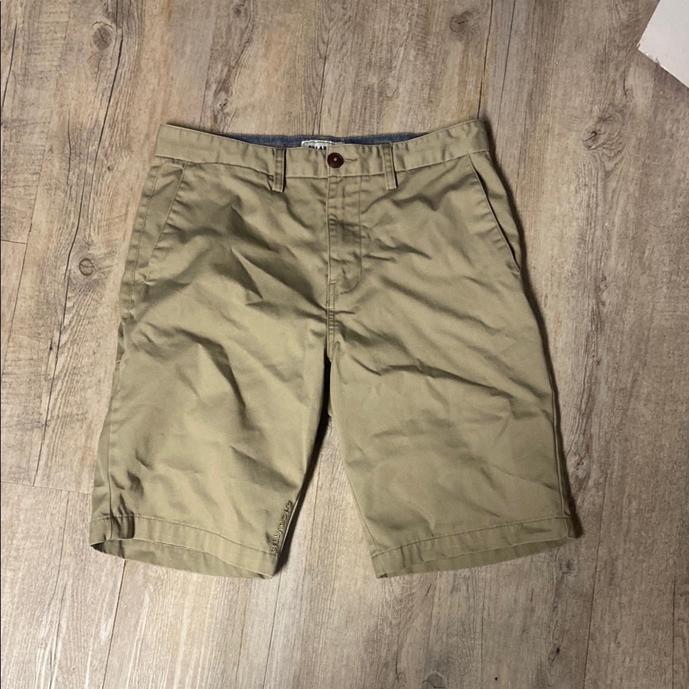 Billabong Tan Flat Front Shorts